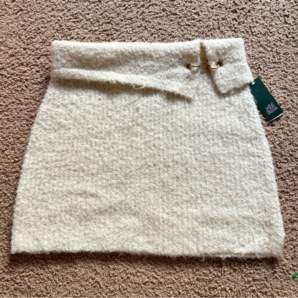 Wild Fable | Boucle Mini Skirt - Picture 2 of 7